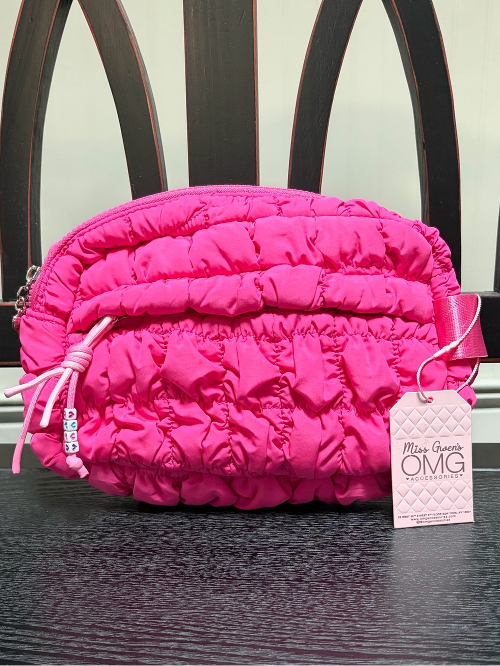 Pink Quilted Women's Bag